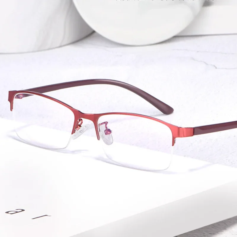 Male and Women Myopia Classification Metal Half Frame Anteojos Miopes 1.0, 1.5, 2.0, 2.5 To 4.0 Simple Business Office Style
Male and Women Myopia Classification Metal Half Frame Anteojos Miopes 1.0, 1.5, 2.0, 2.5 To 4.0 Simple Business Office Style