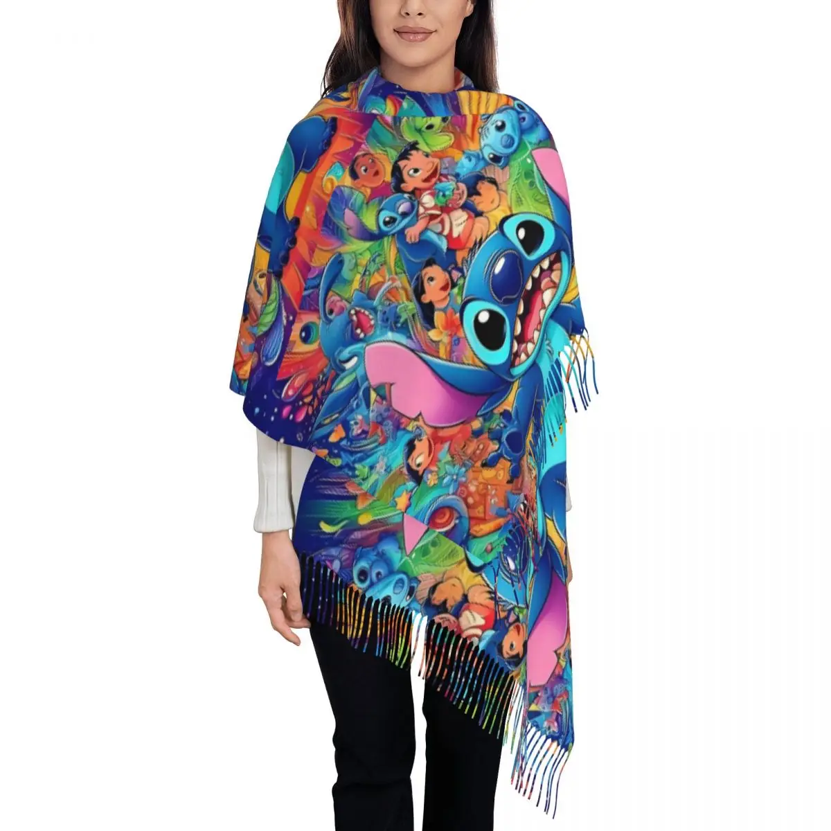 Custom Tassel Scarf Women Soft Anime Cute Shawl Wrap Female Winter Fall Scarves
Custom Tassel Scarf Women Soft Anime Cute Shawl Wrap Female Winter Fall Scarves