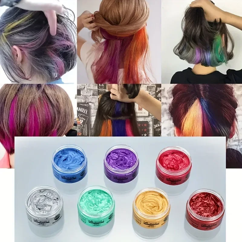 newest DIY Hairs Dyed Mud Hair Colour Wax Easy To Wash Long Lasting Dye for Eyebrow Beards Coloring Temporary Hair Colour Cream
newest DIY Hairs Dyed Mud Hair Colour Wax Easy To Wash Long Lasting Dye for Eyebrow Beards Coloring Temporary Hair Colour Cream