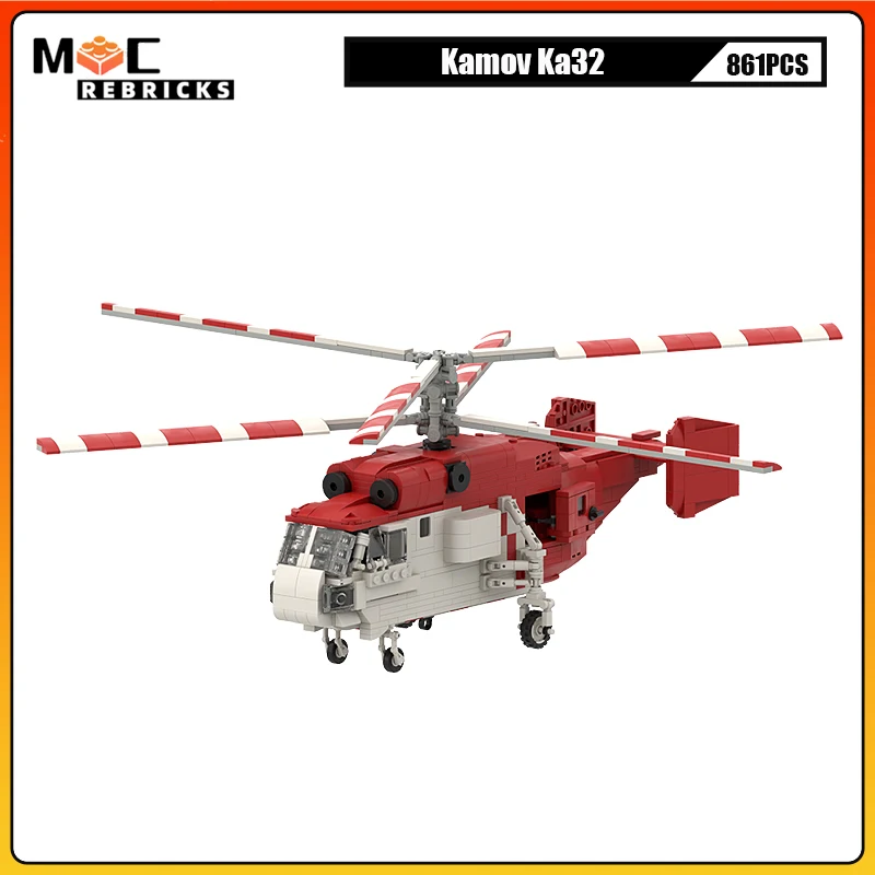 MOC AW 189 Kamov Ka32 Swiss Heavy lift Rescue Helicopter Edition Model Building Blocks DIY Technology Bricks Toy Xmas Gifts
MOC AW 189 Kamov Ka32 Swiss Heavy lift Rescue Helicopter Edition Model Building Blocks DIY Technology Bricks Toy Xmas Gifts