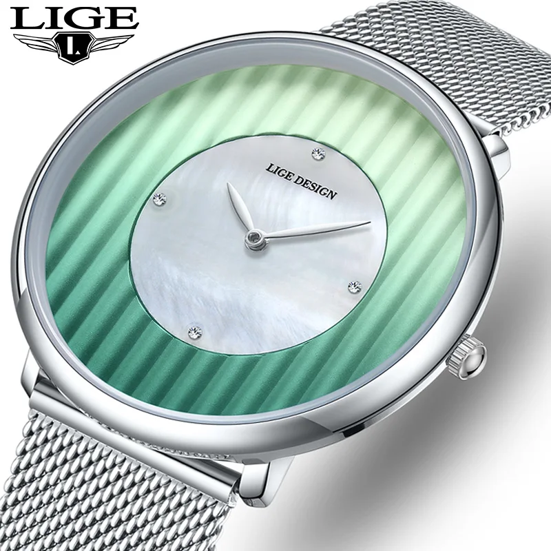 Women Watch LIGE Top Luxury Brand Steel Mesh Waterproof Ladies Watches Quartz Female Wristwatch Charming Girl Clock+Box
Women Watch LIGE Top Luxury Brand Steel Mesh Waterproof Ladies Watches Quartz Female Wristwatch Charming Girl Clock+Box
