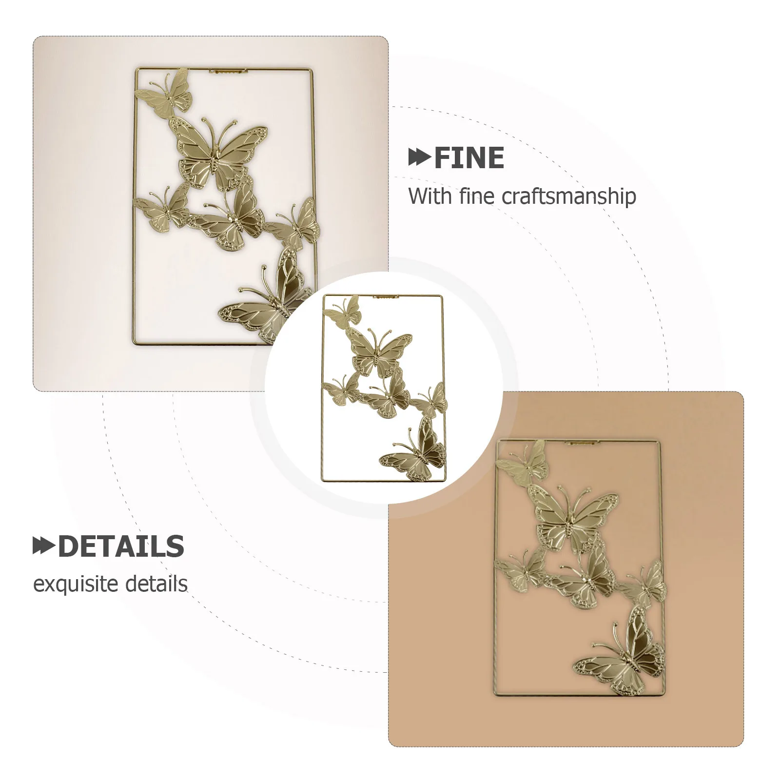 1pc Iron Art Flower Wall Hanging Decor Metal Butterfly Pendant For Home Garden Living Room Bedroom Wall Art Craft Ornament
1pc Iron Art Flower Wall Hanging Decor Metal Butterfly Pendant For Home Garden Living Room Bedroom Wall Art Craft Ornament