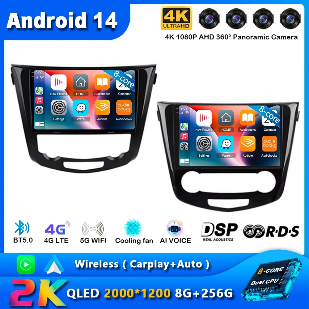 Car Radio Android Player For Nissan Qashqai J11 X-Trail Xtrail T32 Rogue Dualis 2013-2019 Navigation Stereo Support OEM BOSE 360
Car Radio Android Player For Nissan Qashqai J11 X-Trail Xtrail T32 Rogue Dualis 2013-2019 Navigation Stereo Support OEM BOSE 360