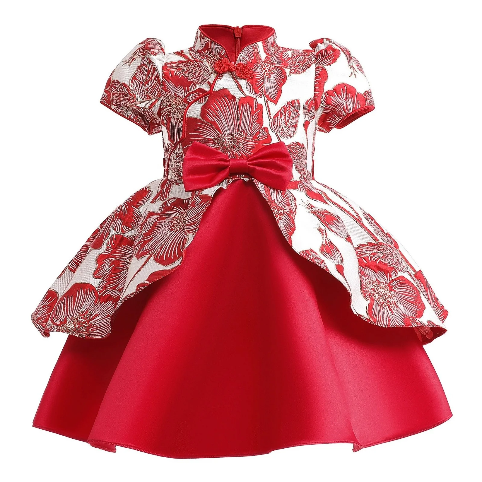 Flower Embroidery Party Girls Dress Elegant Bow Weddding Gala Princess Dress Girl Birthday Prom Kids Clothing Christmas Costumes
Flower Embroidery Party Girls Dress Elegant Bow Weddding Gala Princess Dress Girl Birthday Prom Kids Clothing Christmas Costumes