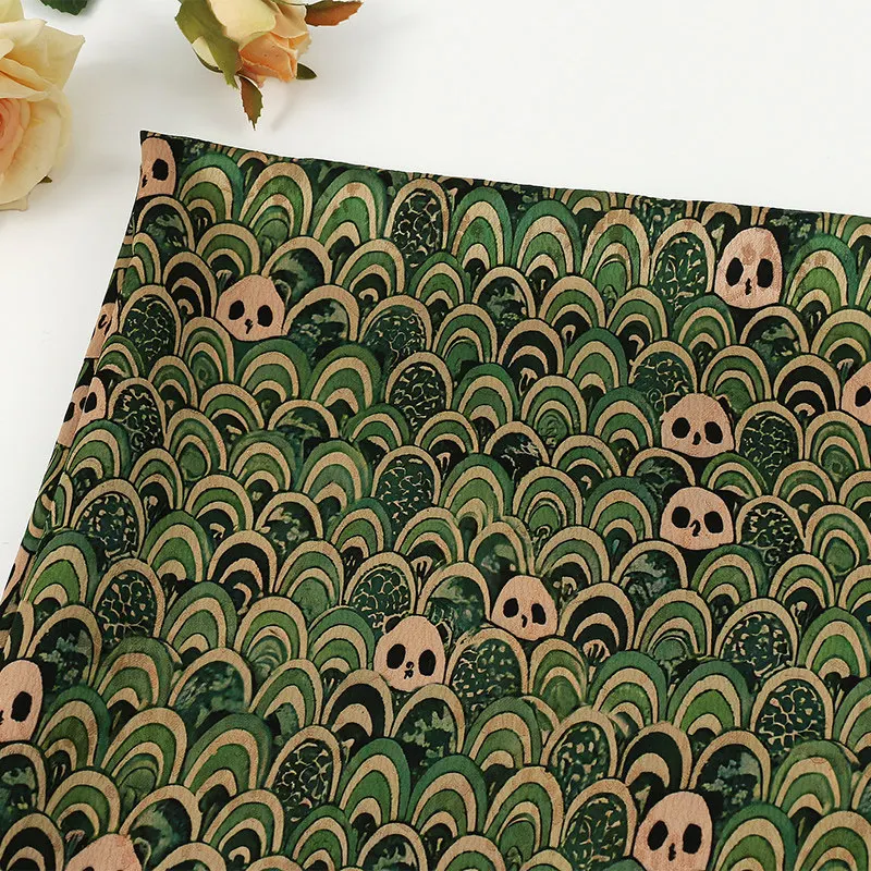 1meter Rayon Gambiered Silk Jacquard Fabric Cartoon Panda Spring Summer Comfortable Breathable Qipao Dress Fabric for Sewing
1meter Rayon Gambiered Silk Jacquard Fabric Cartoon Panda Spring Summer Comfortable Breathable Qipao Dress Fabric for Sewing