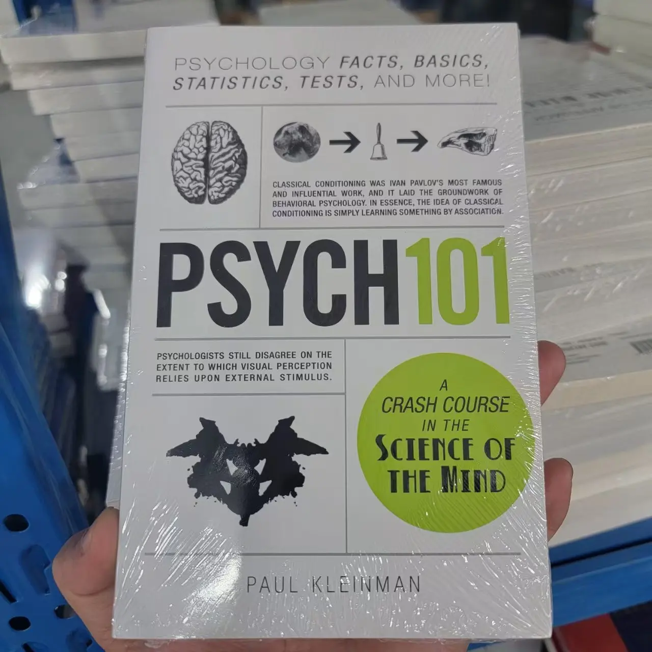 Psych 101 By Paul Kleinman A Crash Couse in The Science of The Mind Popular Psychology Reference English Book
Psych 101 By Paul Kleinman A Crash Couse in The Science of The Mind Popular Psychology Reference English Book
