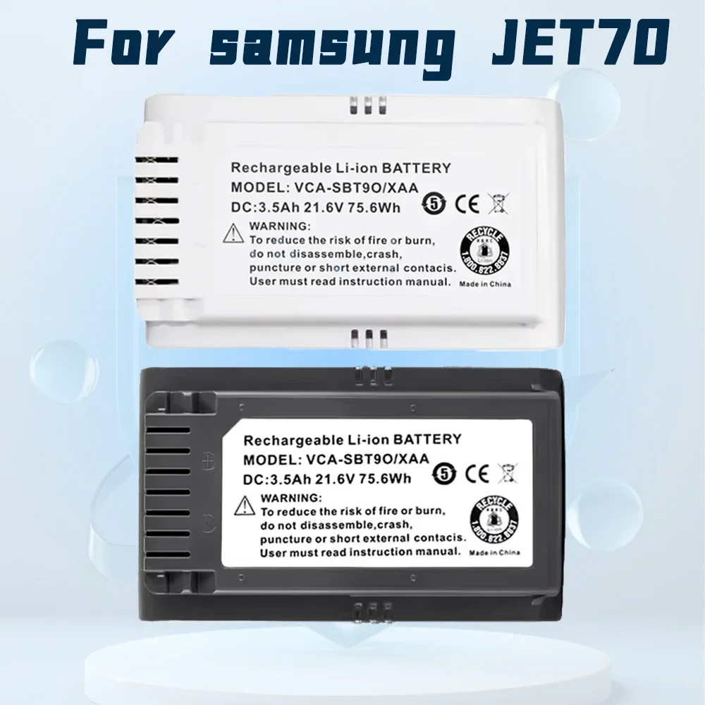 High-capacity Battery Pack for Samsung JET70 VS15T7032P4 VCA-SBT90E,Jet90E pet,Jet70 turbo,Jet70 Pro,Jet70 complete,with 5000mAh
High-capacity Battery Pack for Samsung JET70 VS15T7032P4 VCA-SBT90E,Jet90E pet,Jet70 turbo,Jet70 Pro,Jet70 complete,with 5000mAh