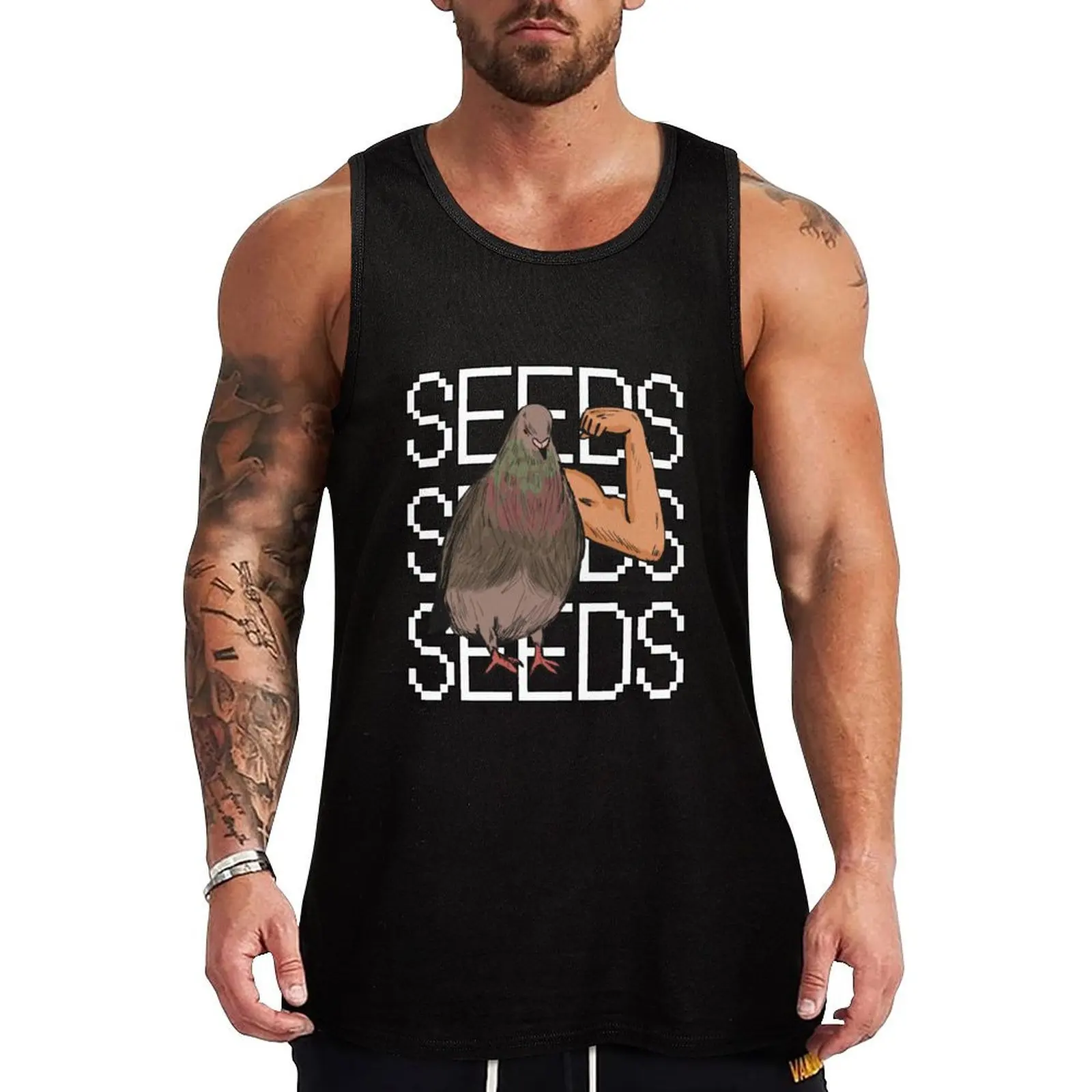 Strong Pigeon (SEEDS design) Tank Top best selling products summer 2024 summer clothes for men
Strong Pigeon (SEEDS design) Tank Top best selling products summer 2024 summer clothes for men