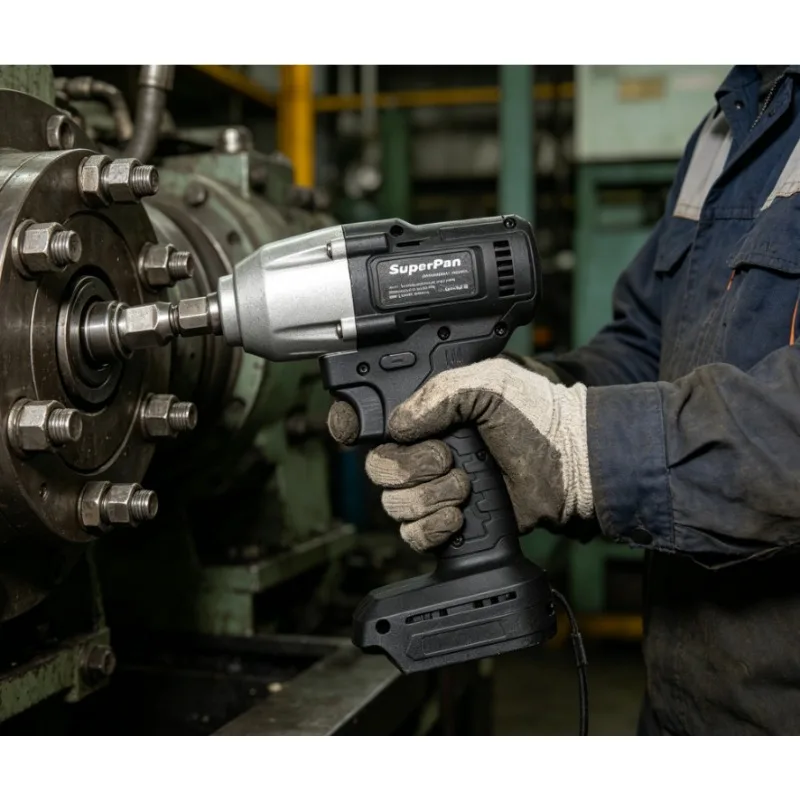 SuperPan 380N.m Cordless Impact Wrench 1/2" Drive Bare Tool, Electric Wrench Body Only for DeWalt/Milwaukee Battery (No Battery)
SuperPan 380N.m Cordless Impact Wrench 1/2" Drive Bare Tool, Electric Wrench Body Only for DeWalt/Milwaukee Battery (No Battery)