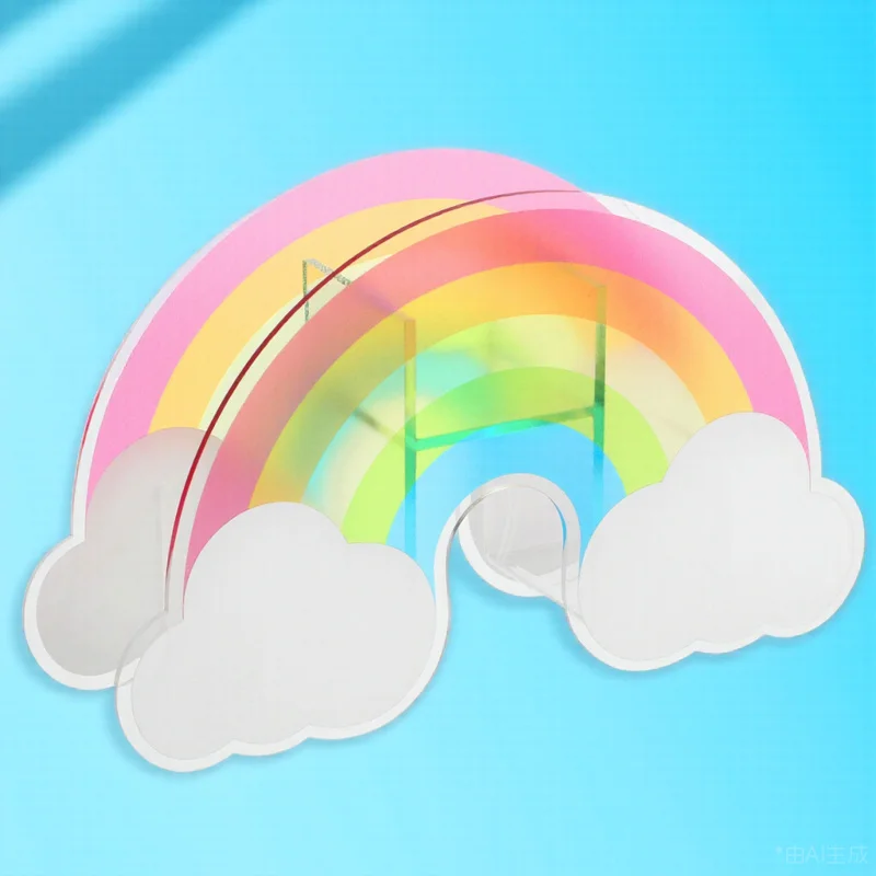 1Pcs Rainbow Makeup Brush Pen Holder Acrylic Creative Desktop Organizer for Stationery Jewelry Storage Decorative Pencil
1Pcs Rainbow Makeup Brush Pen Holder Acrylic Creative Desktop Organizer for Stationery Jewelry Storage Decorative Pencil