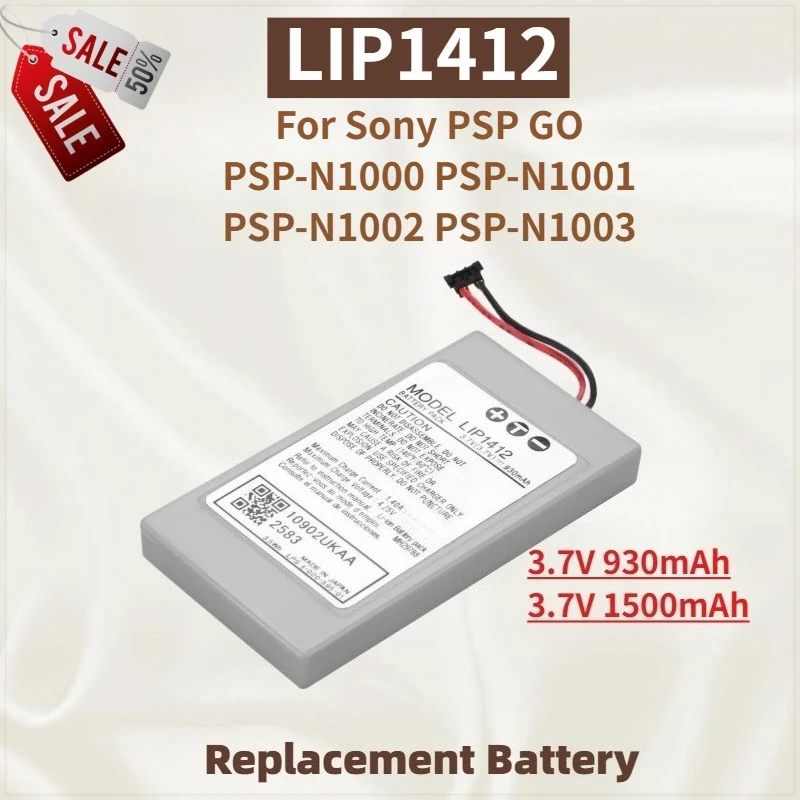Высококачественный аккумулятор LIP1412 3,7 В 1500 мАч для Sony PSP GO PSP-N1002 PSP-N1003 PSP-N1000 PSP-N1001, новый сменный аккумулятор
Высококачественный аккумулятор LIP1412 3,7 В 1500 мАч для Sony PSP GO PSP-N1002 PSP-N1003 PSP-N1000 PSP-N1001, новый сменный аккумулятор