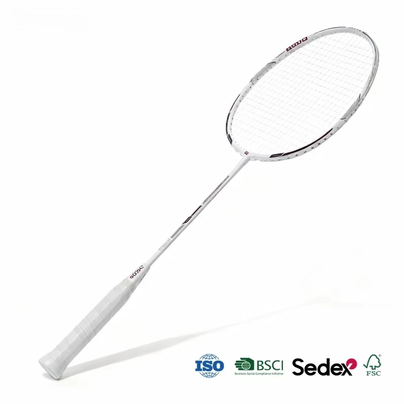 Carbon Fiber Badminton Racket, Lightweight Racket with Carbon Shaft and PU Grip for Training and Outdoor Play
Carbon Fiber Badminton Racket, Lightweight Racket with Carbon Shaft and PU Grip for Training and Outdoor Play