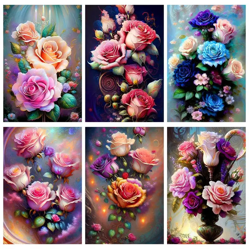 RUOPOTY Painting By Numbers For Beginner Kits Gorgeous flowers Picture Paint Wall art Home decoration
RUOPOTY Painting By Numbers For Beginner Kits Gorgeous flowers Picture Paint Wall art Home decoration