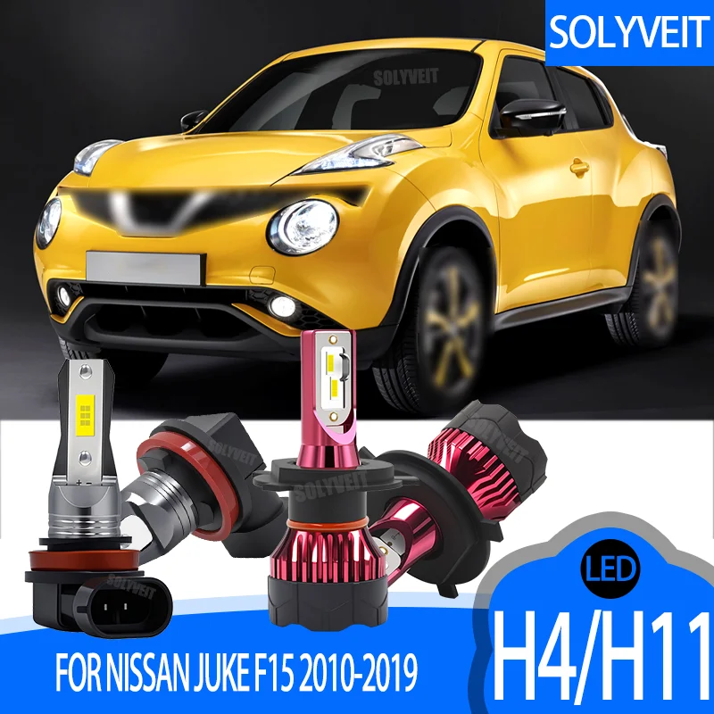 H4 H11 High Intensity LED Headlight Foglight Kit High Night Vision 12V FOR Nissan Juke F15 2010-2014 2015 2016 2017 2018 2019
H4 H11 High Intensity LED Headlight Foglight Kit High Night Vision 12V FOR Nissan Juke F15 2010-2014 2015 2016 2017 2018 2019