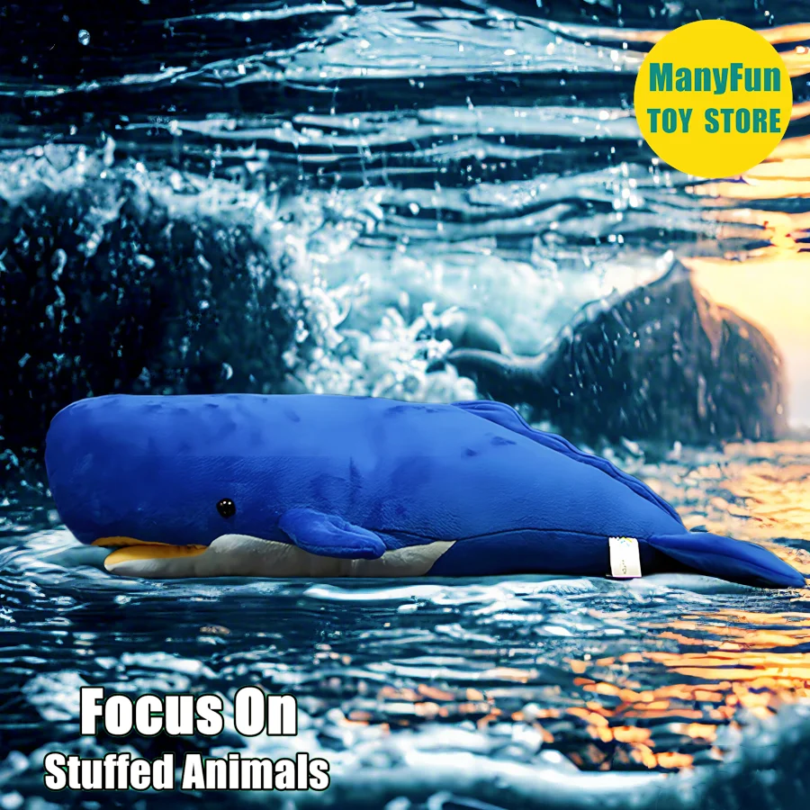 Realistic Sperm Whale Plush Toy - Lifelike Cachalot Stuffed Animal, Giant Pottwal Soft Doll, Ocean Whale Simulation Plushie
Realistic Sperm Whale Plush Toy - Lifelike Cachalot Stuffed Animal, Giant Pottwal Soft Doll, Ocean Whale Simulation Plushie
