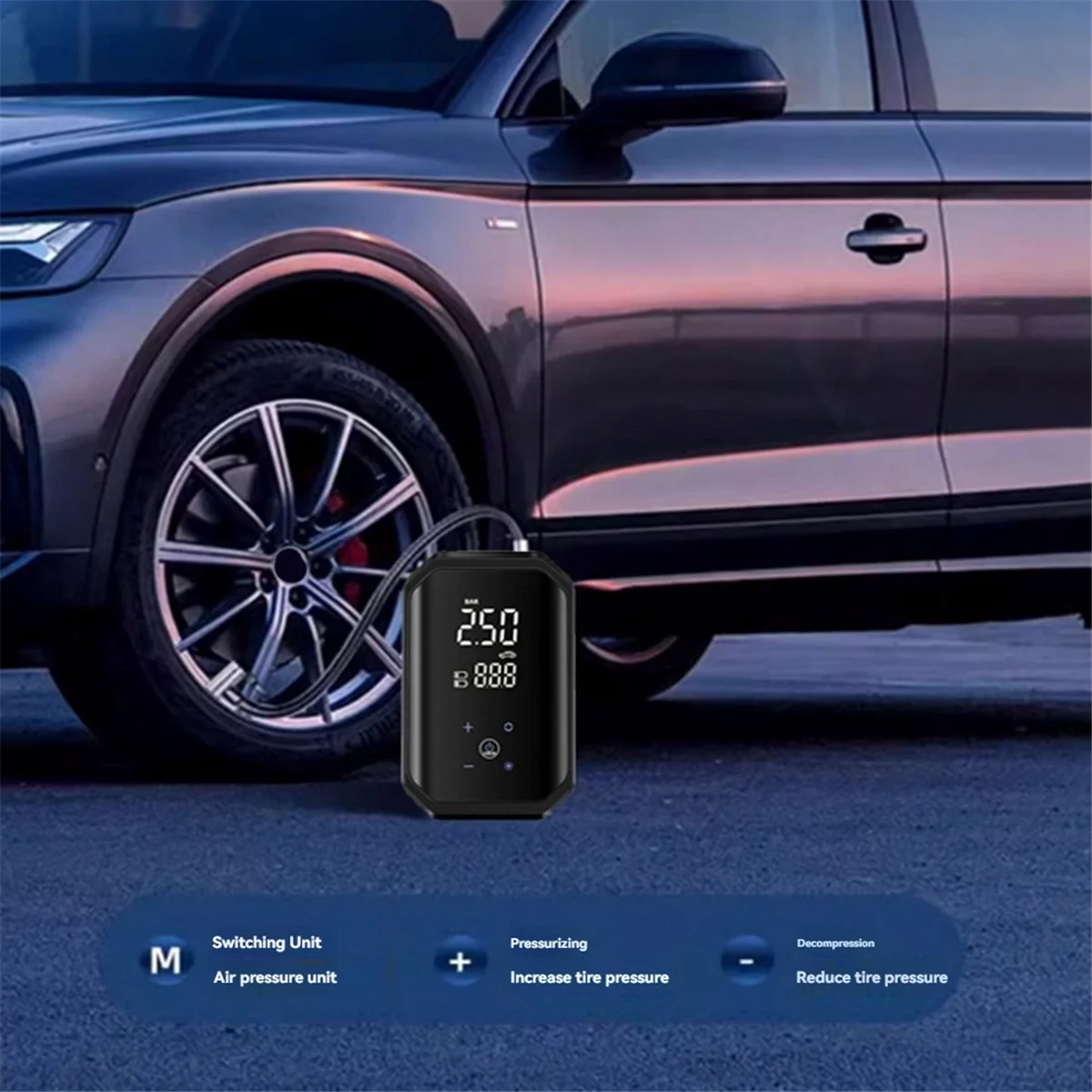 A48U Электрический шариковый насос Портативный спортивный автоматический шариковый воздушный насос с цифровым точным манометром
A48U Электрический шариковый насос Портативный спортивный автоматический шариковый воздушный насос с цифровым точным манометром