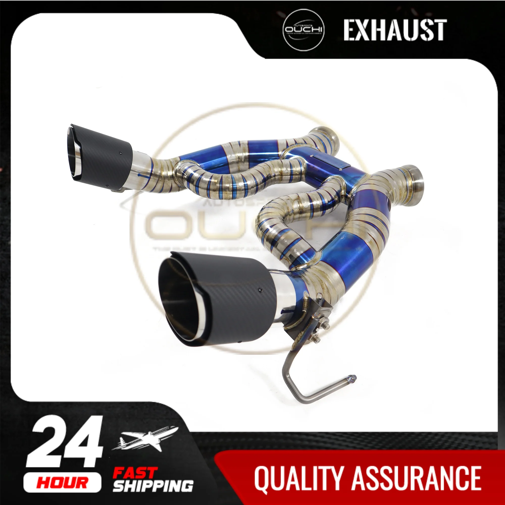 OUCHI Factory direct Titanium Exhaust System Performance Catback For McLaren 675LT Coupe Spider Straight Pipe Without Valve
OUCHI Factory direct Titanium Exhaust System Performance Catback For McLaren 675LT Coupe Spider Straight Pipe Without Valve