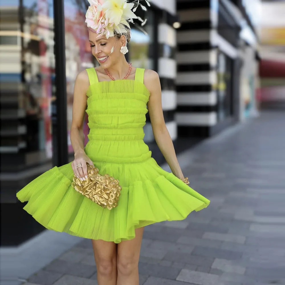 Green Women Birthday Dress Mini Above Knee Short Prom Dresss Tiered Vestidos De Noche Summer Girls Cocktail Wear Party Gowns
Green Women Birthday Dress Mini Above Knee Short Prom Dresss Tiered Vestidos De Noche Summer Girls Cocktail Wear Party Gowns