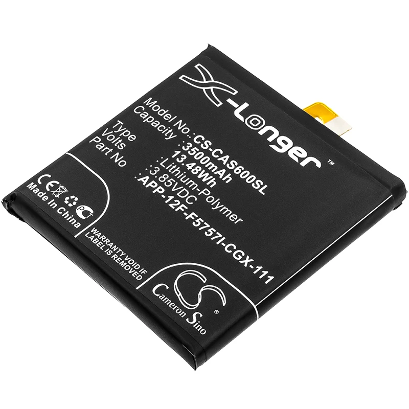 Аккумулятор для мобильного телефона CS для CAT S60 CATERPILLAR S60, подходит для телефона 3500 мАч/3,85 Вт/ч, литий-полимерный, в
Аккумулятор для мобильного телефона CS для CAT S60 CATERPILLAR S60, подходит для телефона 3500 мАч/3,85 Вт/ч, литий-полимерный, в