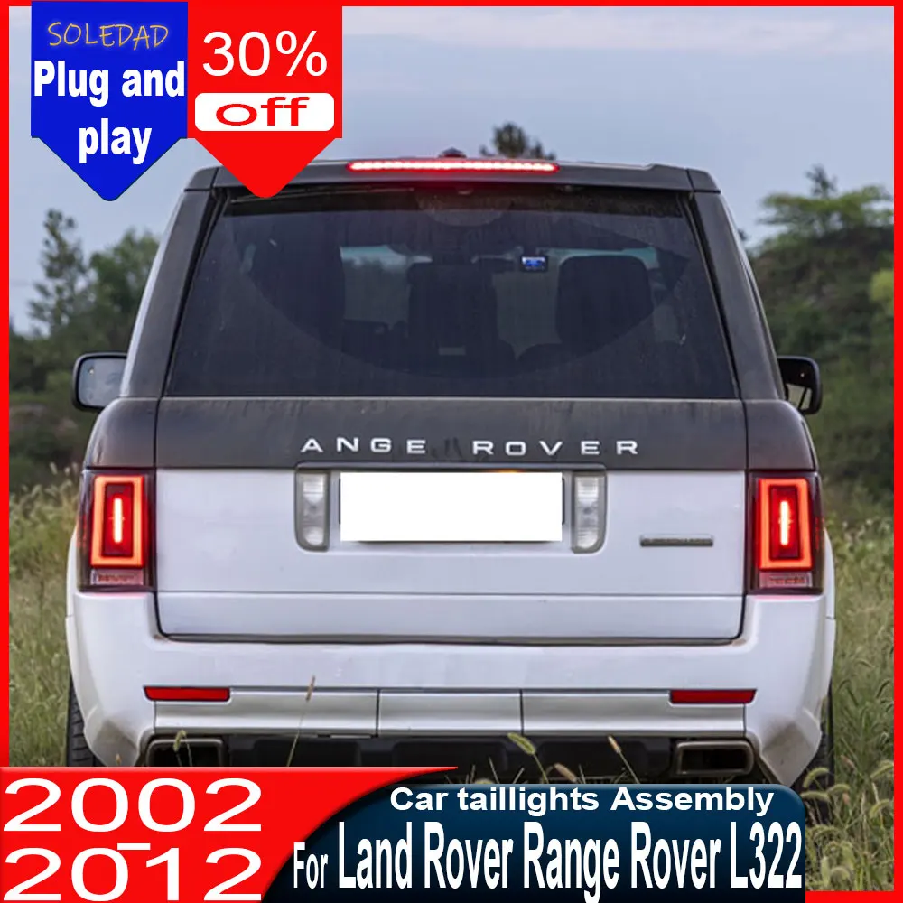 Taillight For Land Rover Range Rover Vogue 2002-2012 L322 Taillights Cullinan Modified Light LED Rear Lights Turn Signal Light
Taillight For Land Rover Range Rover Vogue 2002-2012 L322 Taillights Cullinan Modified Light LED Rear Lights Turn Signal Light