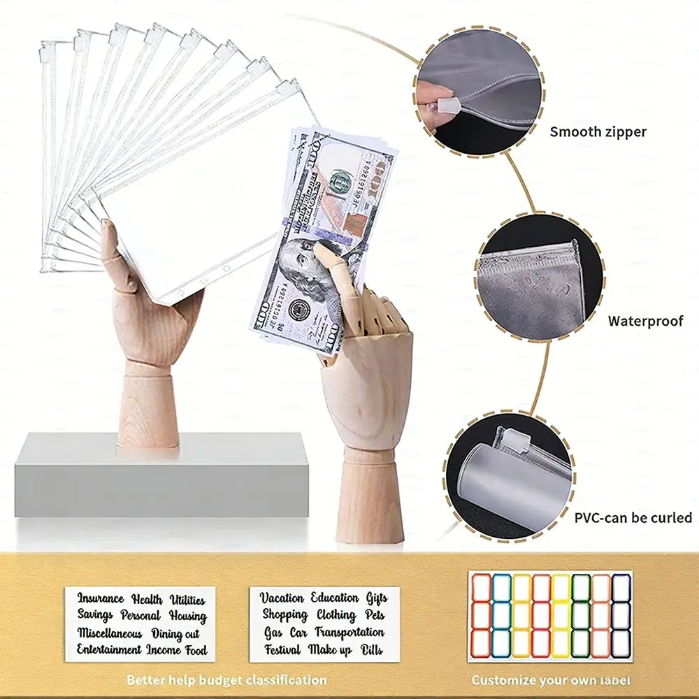 Save Money A6 Budget Binder with Zipper Cash Envelopes Expense Sheets Money Saving Binder PU Leather Cashew Flowers
Save Money A6 Budget Binder with Zipper Cash Envelopes Expense Sheets Money Saving Binder PU Leather Cashew Flowers
