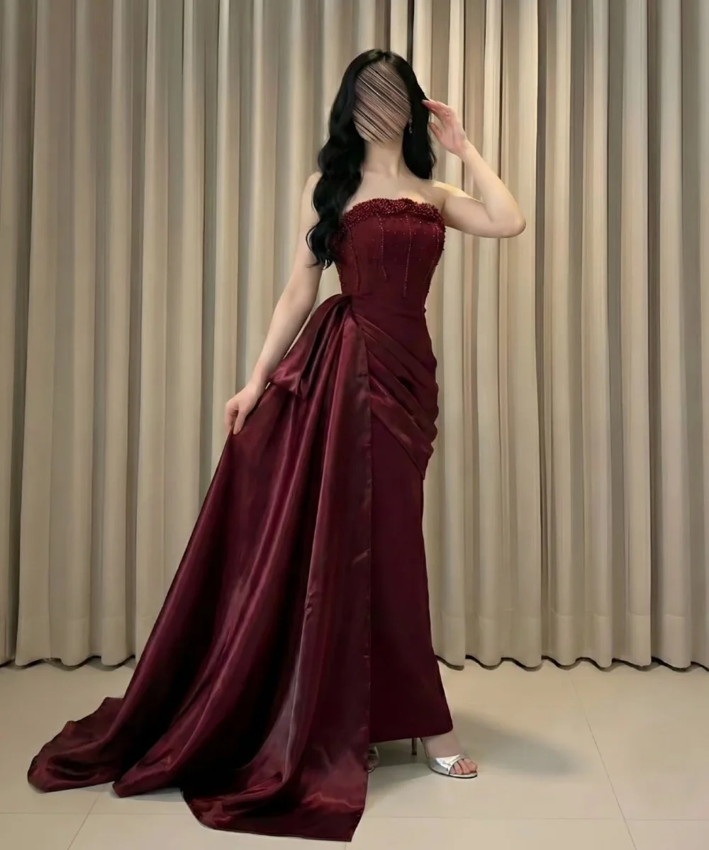 Customized Matching Jersey Pleat Sequined Pattern Straight Strapless Long Bespoke Occasion Prom Dresses Sparkle
Customized Matching Jersey Pleat Sequined Pattern Straight Strapless Long Bespoke Occasion Prom Dresses Sparkle