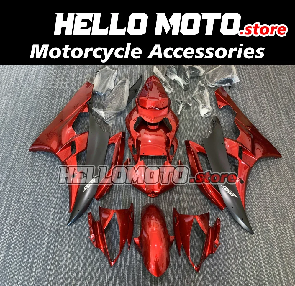 Новые комплекты обтекателей для литья под давлением ABS, пригодные для YZF-R6 YZF R6 2006 2007, комплект кузова RJ111
Новые комплекты обтекателей для литья под давлением ABS, пригодные для YZF-R6 YZF R6 2006 2007, комплект кузова RJ111
