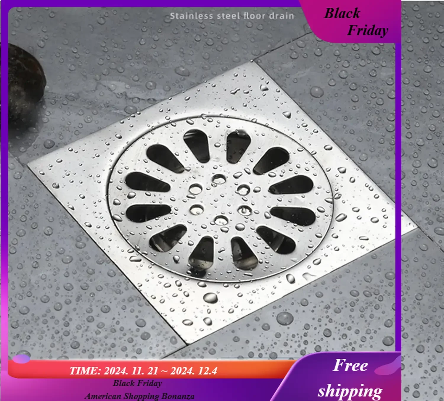 Shower Drain kit 1PC Bath Stopper Plug Sink Copper Core Strainer Shower Floor Drain Sewer Deodorant Hair Catcher for Kitchen Bat
Shower Drain kit 1PC Bath Stopper Plug Sink Copper Core Strainer Shower Floor Drain Sewer Deodorant Hair Catcher for Kitchen Bat