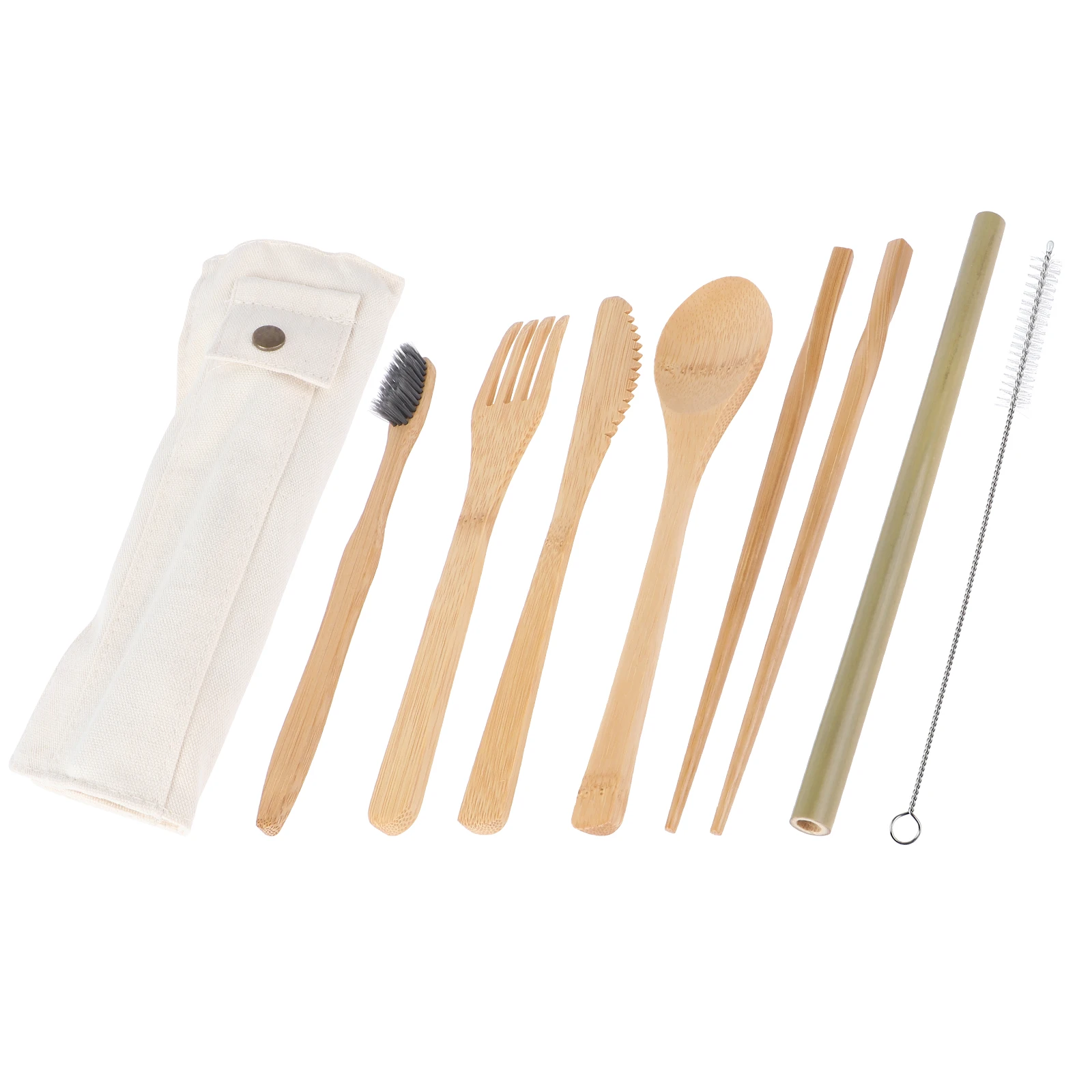 1 set Bamboo Reusable Eco Friendly Portable Camping Camping Utensils Utensils Flatware Kit Bamboo Flatware Set Cloth Bag
1 set Bamboo Reusable Eco Friendly Portable Camping Camping Utensils Utensils Flatware Kit Bamboo Flatware Set Cloth Bag