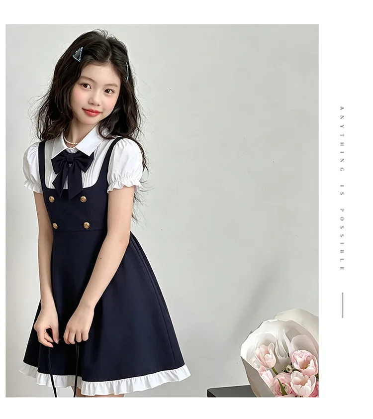 2026 New Baby Summer Girls Teenage Preppy Style Dress, Princess Kids Sweet Fashion Party Dress 5-12 T
2026 New Baby Summer Girls Teenage Preppy Style Dress, Princess Kids Sweet Fashion Party Dress 5-12 T