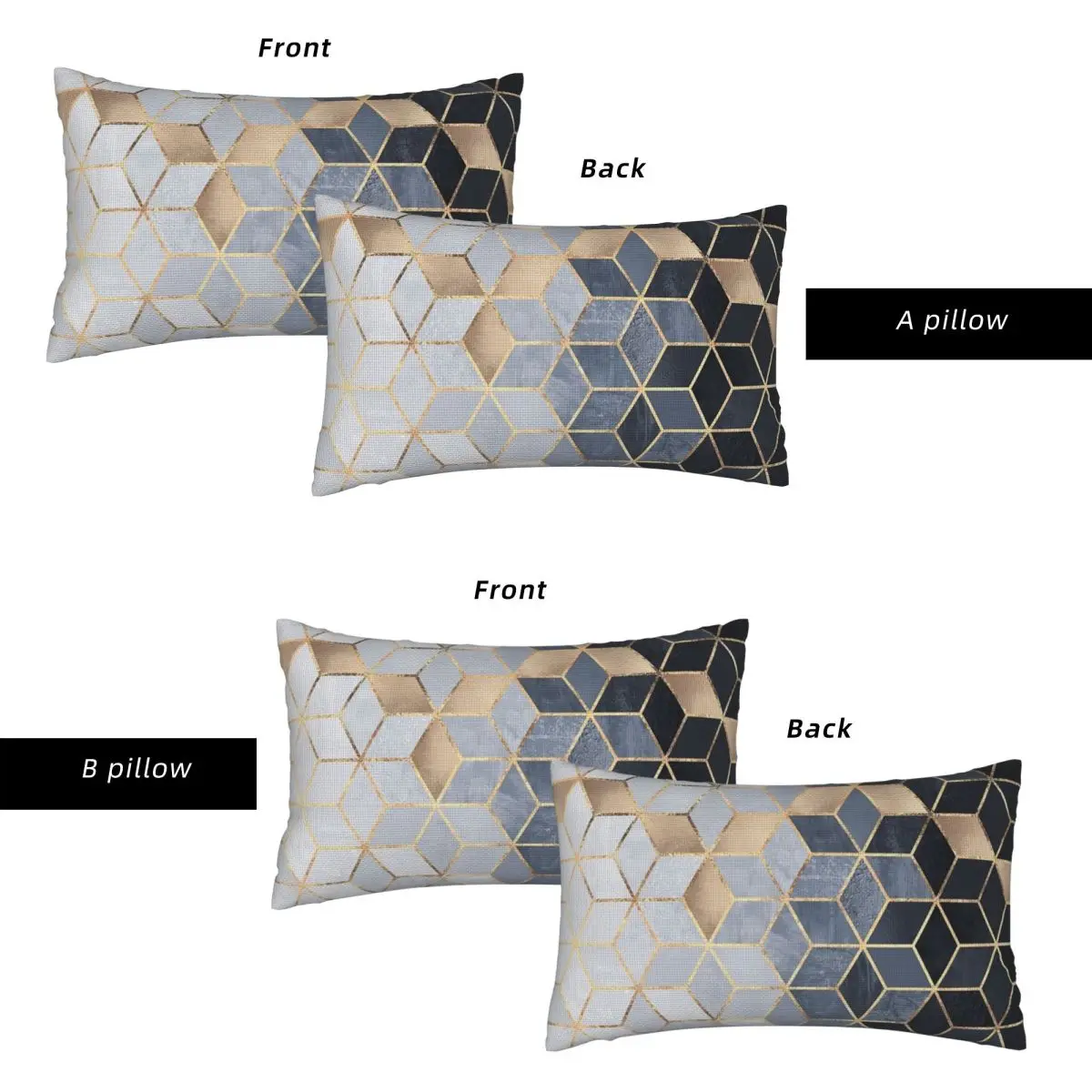 Soft Blue Gradient Cubes Rectangle Linen Pillowcase Cushion Cover Polyester Decorative Bed Home Comfort Throw Pillow
Soft Blue Gradient Cubes Rectangle Linen Pillowcase Cushion Cover Polyester Decorative Bed Home Comfort Throw Pillow