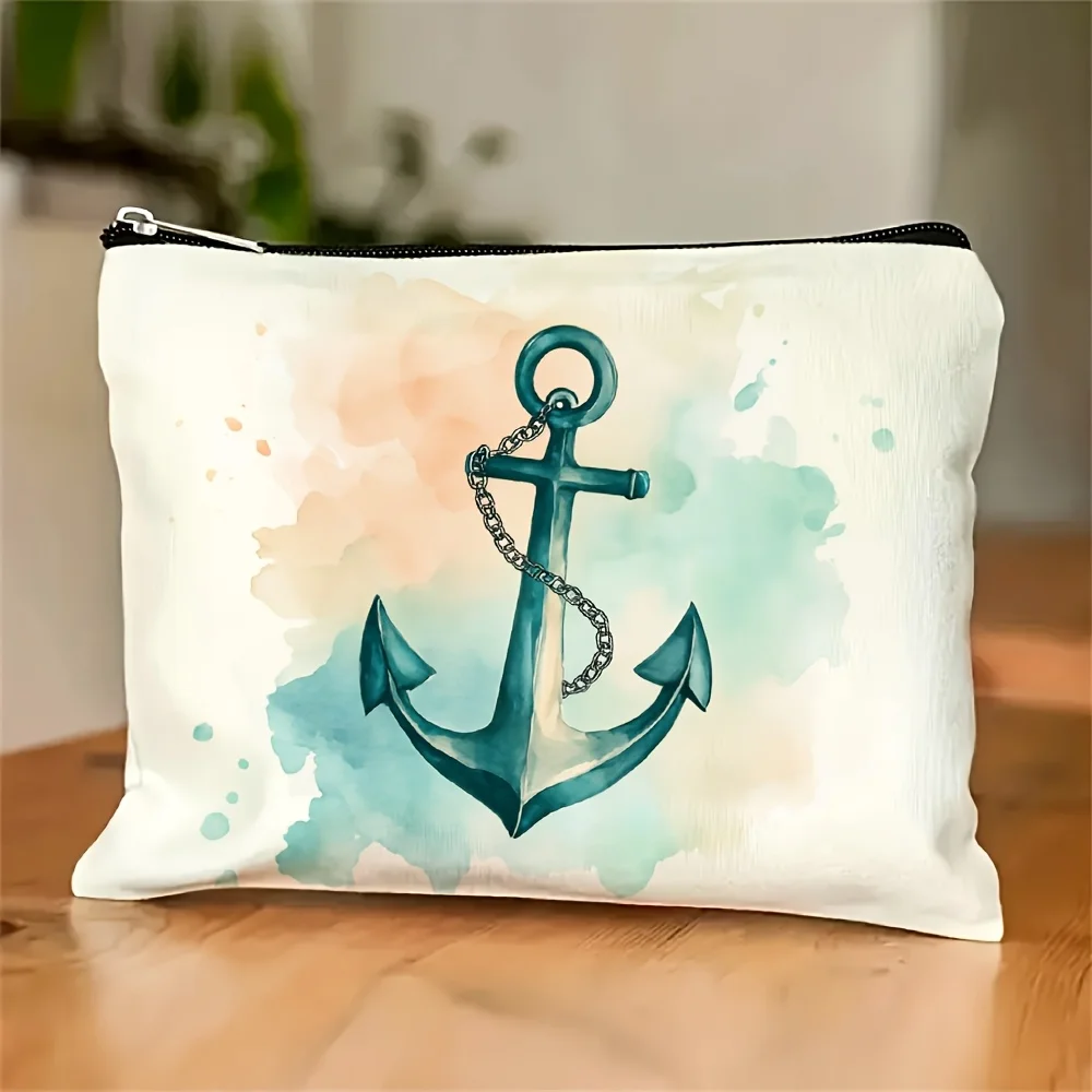 ASea Anchor Makeup Bag- Multifunctional Zipper Pouch, Jewelry Storage Bag, Perfect Travel Zipper Small Storage Bag.
ASea Anchor Makeup Bag- Multifunctional Zipper Pouch, Jewelry Storage Bag, Perfect Travel Zipper Small Storage Bag.
