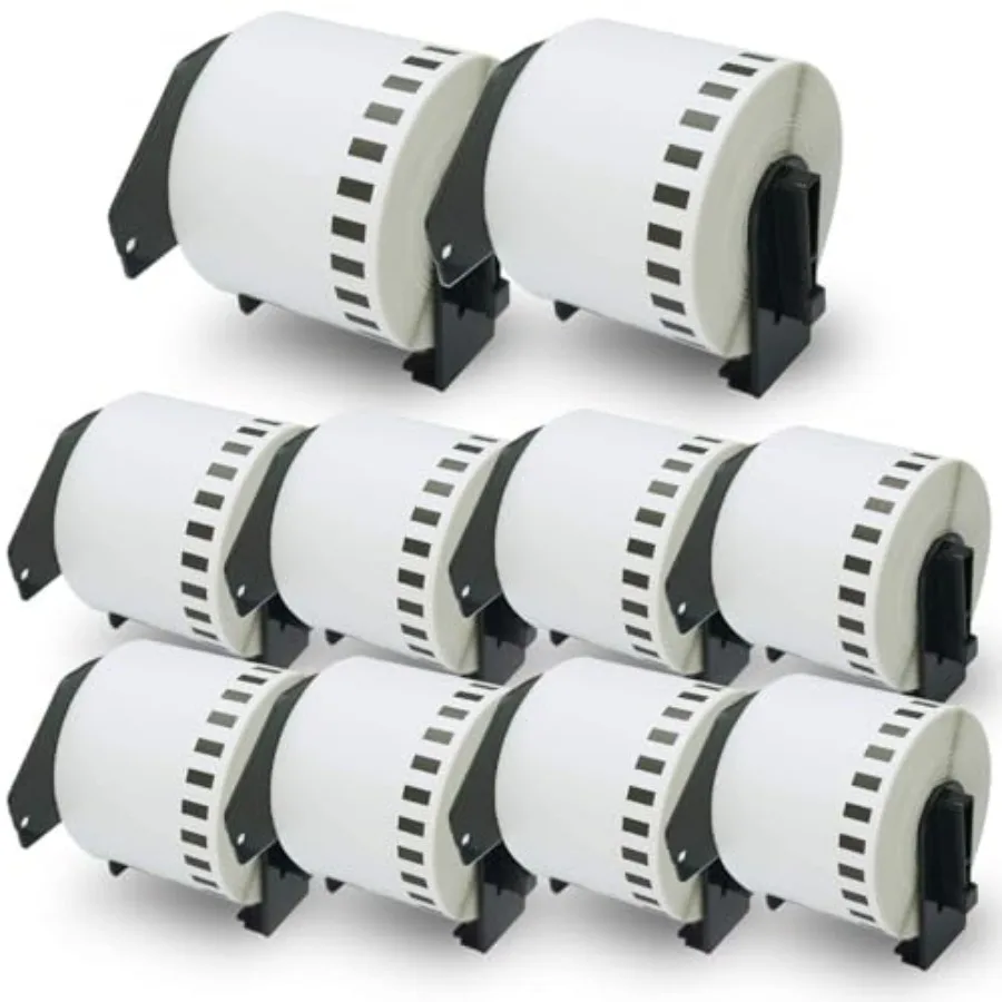 Compatible Continuous Labels Replacement for Brother DK-2205 2.4 in x 100 ft Use with Brother QL Label Printers [10 Rolls
Compatible Continuous Labels Replacement for Brother DK-2205 2.4 in x 100 ft Use with Brother QL Label Printers [10 Rolls