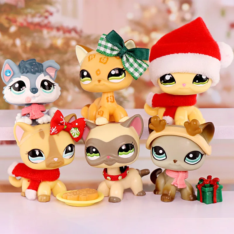 6PCS LPS Mini Pet Shop Shorthair Cat and Husky Puppy Children's Toys Christmas Gifts Gifts for Boys and Girls
6PCS LPS Mini Pet Shop Shorthair Cat and Husky Puppy Children's Toys Christmas Gifts Gifts for Boys and Girls
