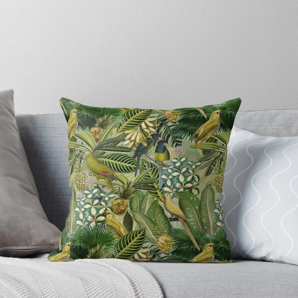 Vintage Green Tropical Bird Jungle Botanical Night Garden Nightgarden Throw Pillow Elastic Cover For Sofa pillow
Vintage Green Tropical Bird Jungle Botanical Night Garden Nightgarden Throw Pillow Elastic Cover For Sofa pillow