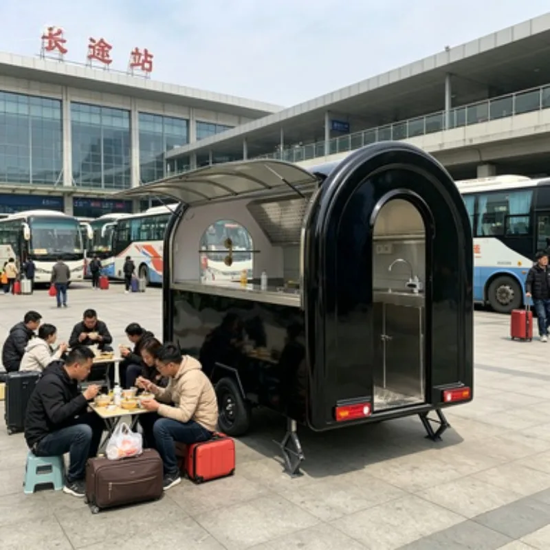 Food Concession Trailer Fully Equipped Mobile Kitchen Cart BBQ Truck with Generator for Remote
Food Concession Trailer Fully Equipped Mobile Kitchen Cart BBQ Truck with Generator for Remote