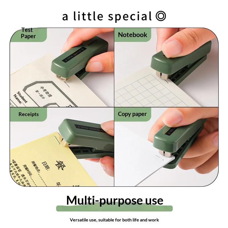 KOKUYO Portable Multi functional Stapler Suitable for No.10 Staple Comes Hook Lightweight and labor-saving Mini Binding Tool
KOKUYO Portable Multi functional Stapler Suitable for No.10 Staple Comes Hook Lightweight and labor-saving Mini Binding Tool