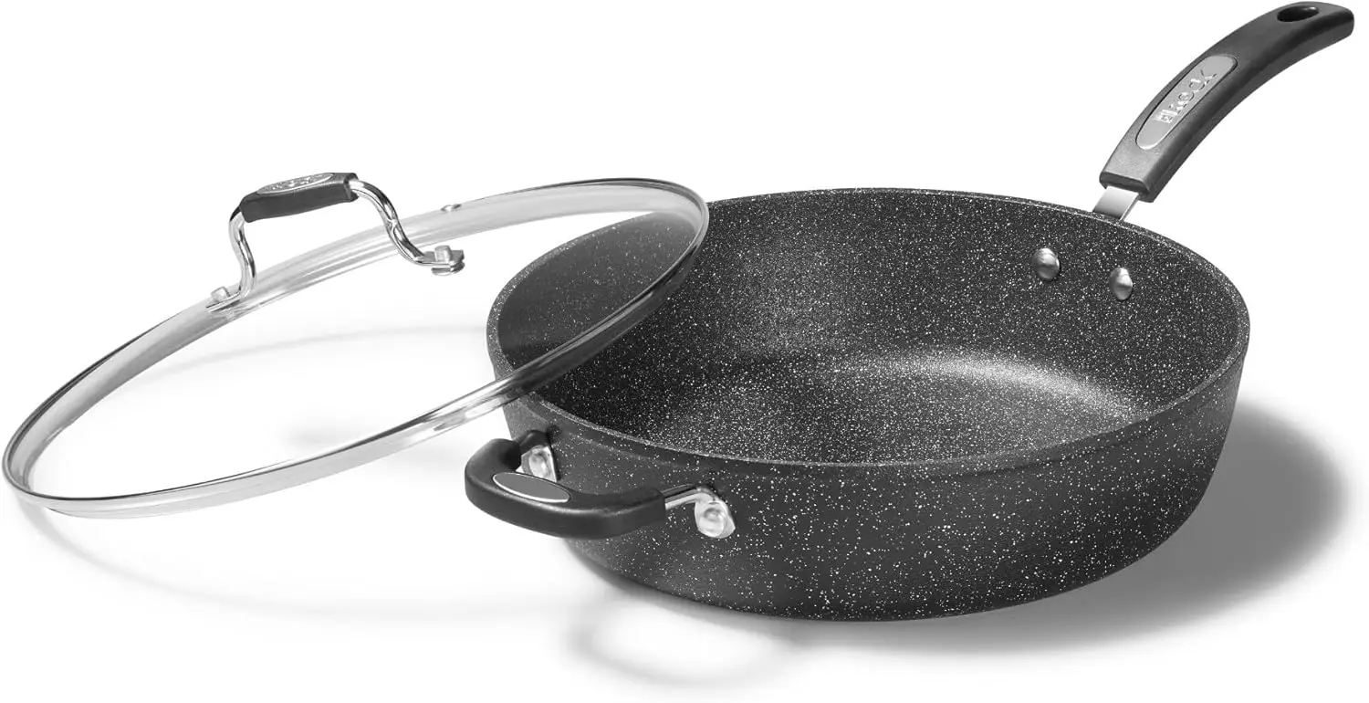 12-Inch Non-Stick Jumbo Cooker Pan with Lid - Durable Aluminum, Oven Safe, Easy Clean
12-Inch Non-Stick Jumbo Cooker Pan with Lid - Durable Aluminum, Oven Safe, Easy Clean