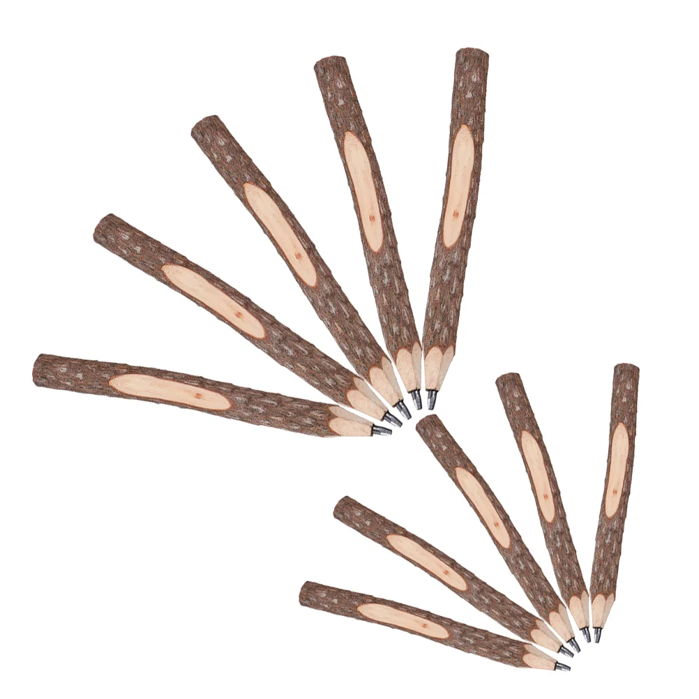 10pcs Natural Wood Pencils Handmade Tree Branch Pencils Unique Tree Bark Design Pencils For Painting Drawing And Sketching Brown
10pcs Natural Wood Pencils Handmade Tree Branch Pencils Unique Tree Bark Design Pencils For Painting Drawing And Sketching Brown