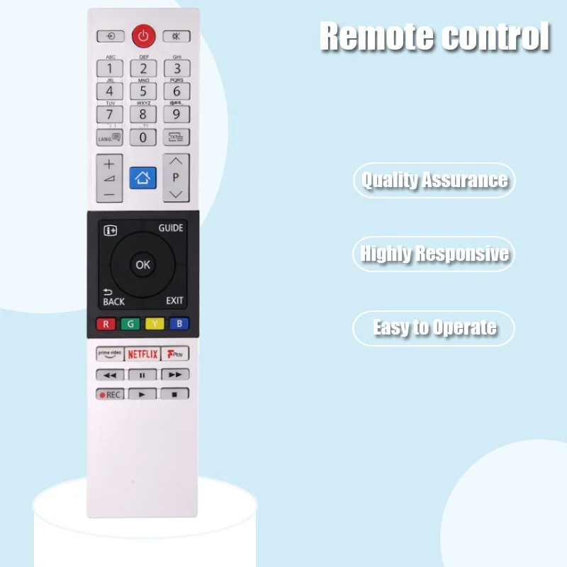 CT-8541 Replacement Remote for Toshiba Smart TV 49UL7A63DB 49V6863DB 43WL3A63DB 48L2863DB 49L2863DB 49L3863DB 50U2963DB 50U6863D
CT-8541 Replacement Remote for Toshiba Smart TV 49UL7A63DB 49V6863DB 43WL3A63DB 48L2863DB 49L2863DB 49L3863DB 50U2963DB 50U6863D