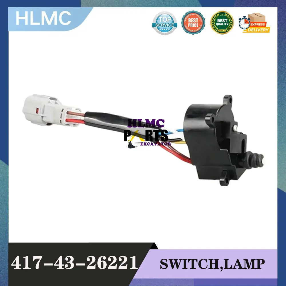 417-43-26221 Light Switch for Komatsu WA380-3 WA320 WD500 WD600 WD900 WA100 Selector Switch 417-43-26220
417-43-26221 Light Switch for Komatsu WA380-3 WA320 WD500 WD600 WD900 WA100 Selector Switch 417-43-26220