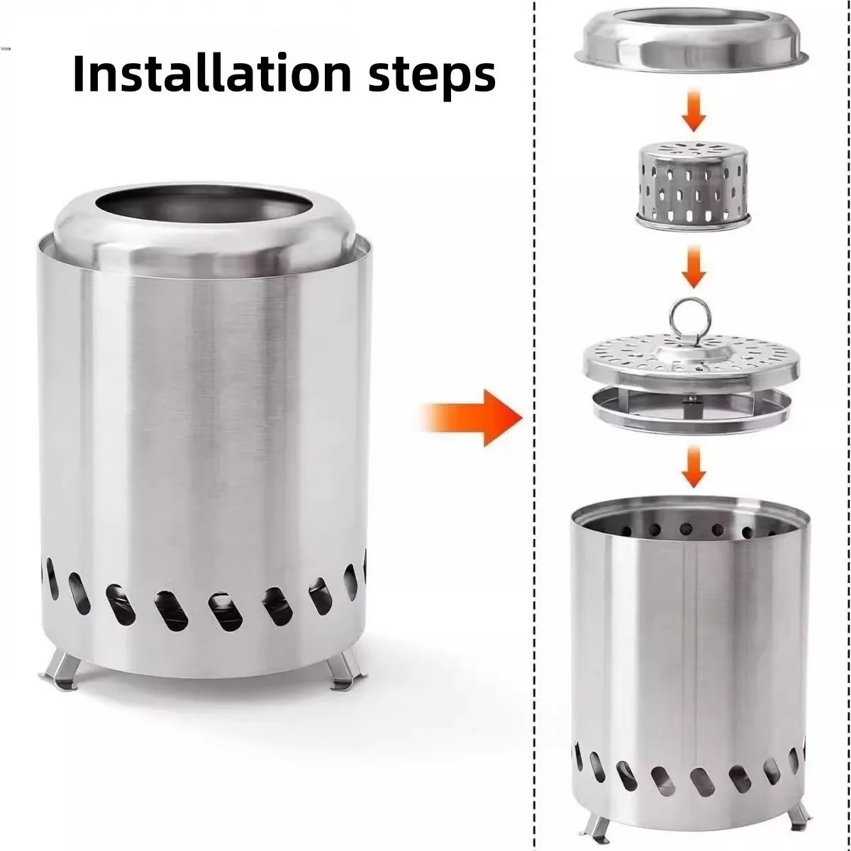 Firewood stove Split tea stove Camping barbecue s tove Courtyard party barbecue heating Bonfire sto ve
Firewood stove Split tea stove Camping barbecue s tove Courtyard party barbecue heating Bonfire sto ve