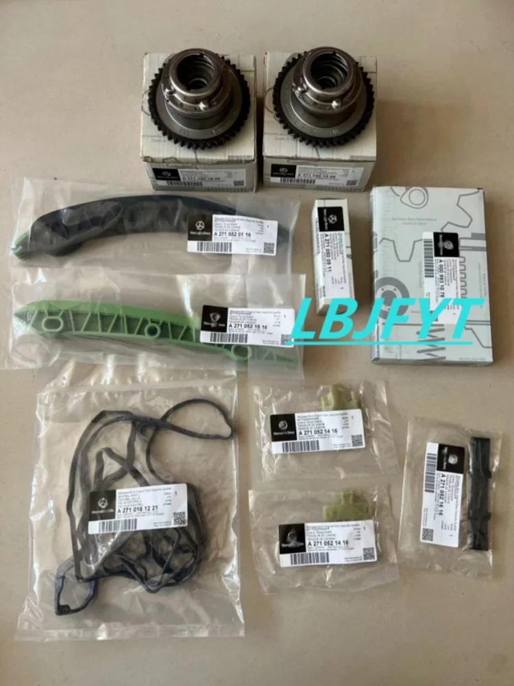 Timing Chain Kit Camshaft Adjusters for Mercedes-Benz C200 C250 C260 E200 E250 E260 SLK200 SLK250 M271.860 M271.820 1.8L DOHC
Timing Chain Kit Camshaft Adjusters for Mercedes-Benz C200 C250 C260 E200 E250 E260 SLK200 SLK250 M271.860 M271.820 1.8L DOHC