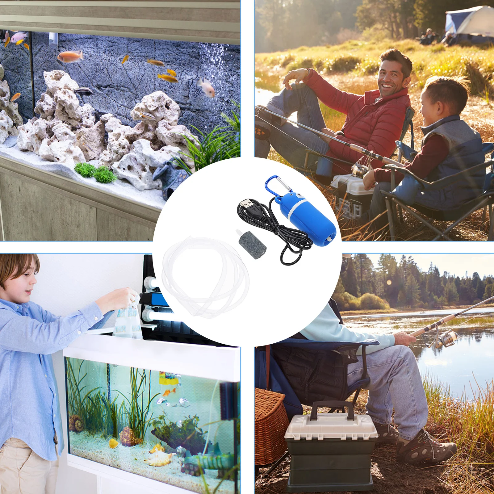 1Set Fish Tank Aerator Portable Oxygen Pump USB Charging for Small Aquarium Oxygenation Tool Home Fish Tank Accessory
1Set Fish Tank Aerator Portable Oxygen Pump USB Charging for Small Aquarium Oxygenation Tool Home Fish Tank Accessory