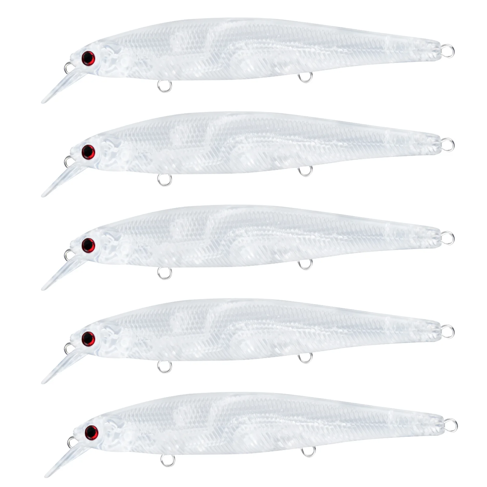 FREE FISHER 20pcs/Set Fishing Unpainted Baits,10.9cm 7g Minnows Lures,Transparent 14cm 12g Blank Bait Embryo,DIY Artificial Lure
FREE FISHER 20pcs/Set Fishing Unpainted Baits,10.9cm 7g Minnows Lures,Transparent 14cm 12g Blank Bait Embryo,DIY Artificial Lure