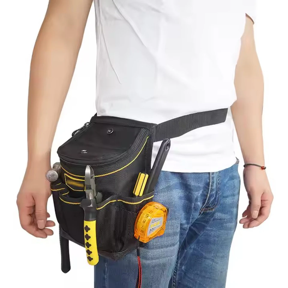 Professional Storage Bag for Electricians & Carpenters,Waist Tool Pouch with Belt, Screwdriver Holder & Pockets for Repair WH032
Professional Storage Bag for Electricians & Carpenters,Waist Tool Pouch with Belt, Screwdriver Holder & Pockets for Repair WH032