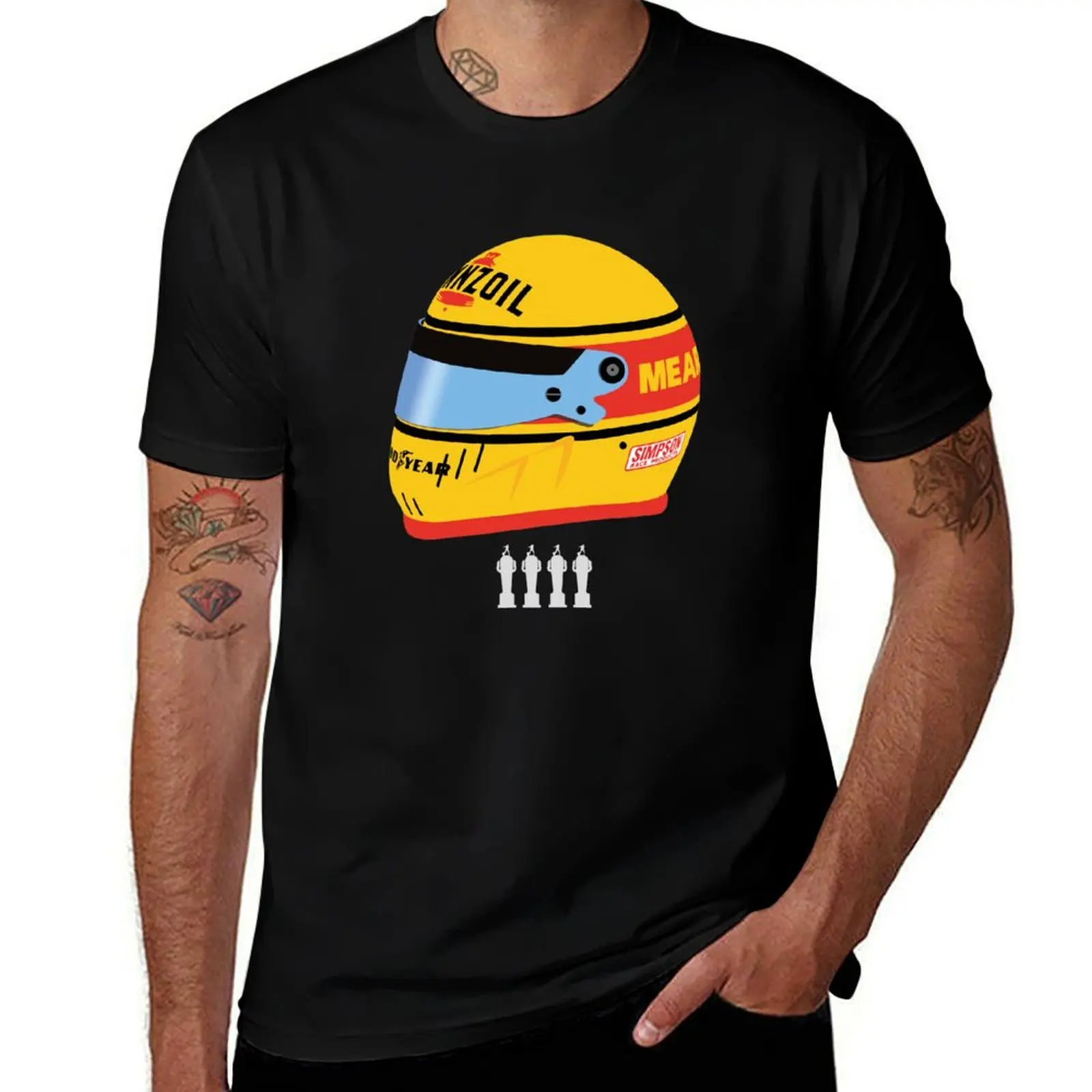 Rick Mears Indy 500 (1984) Trophy edition T-Shirt t shirt man casual funny t shirts cotton T-Shirt
Rick Mears Indy 500 (1984) Trophy edition T-Shirt t shirt man casual funny t shirts cotton T-Shirt
