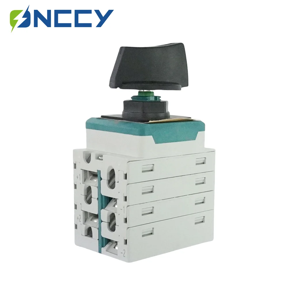 ONCCY 4P DC Solar Isolator Switch,1600V 1000V DC Isolator Switch, Single Hole Mounting, 30A 40A 50A Positive contact
ONCCY 4P DC Solar Isolator Switch,1600V 1000V DC Isolator Switch, Single Hole Mounting, 30A 40A 50A Positive contact