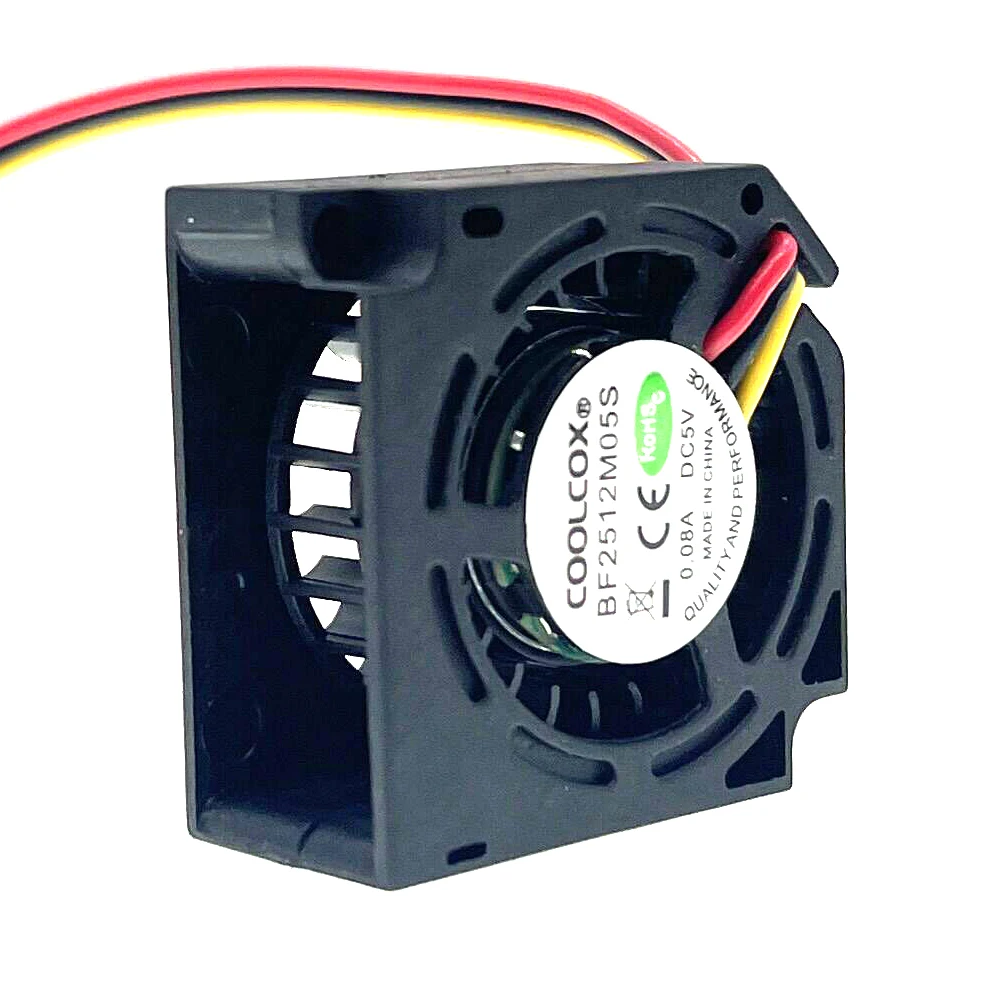 New 25mm Projector Blower Fan BF2512M05S Micro 2.5cm Centrifugal DC Brushless Cooling Cooler 25X25X12mm 0.08A 8000RPM UAV Server
New 25mm Projector Blower Fan BF2512M05S Micro 2.5cm Centrifugal DC Brushless Cooling Cooler 25X25X12mm 0.08A 8000RPM UAV Server