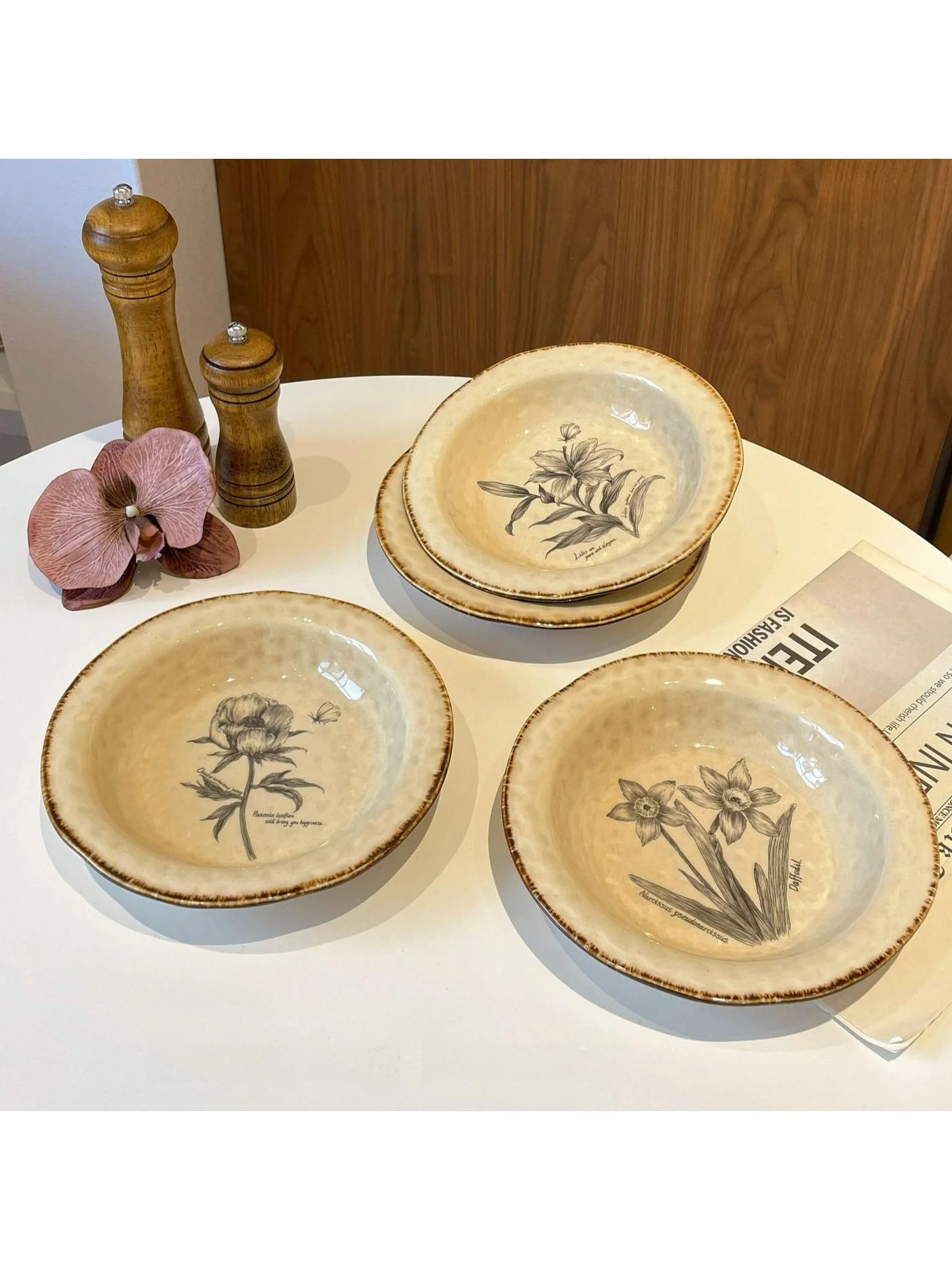 Retro Japanese Sle St Hat Di Floral Deep Pasta Plate Western Dinner Plate Creative Salad Plate Dert Plate Cerc
Retro Japanese Sle St Hat Di Floral Deep Pasta Plate Western Dinner Plate Creative Salad Plate Dert Plate Cerc
